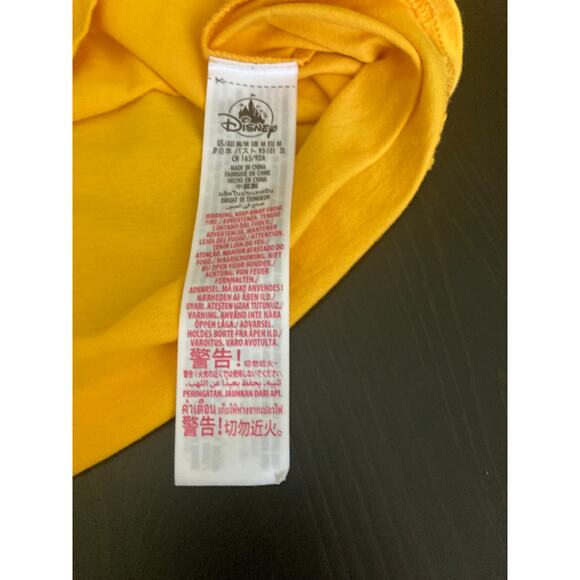 NWT Disney Parks Size Stitch Mustard Yellow Crop Top Size M - Picture 10 of 13